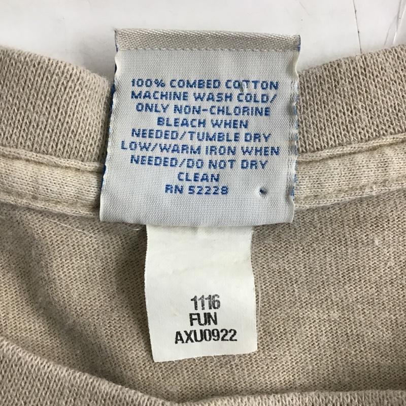 古着 USED Tシャツ 半袖 プリントTシャツ 半袖カットソー ヴィンテージシャツ S プリント ベージュ / ベージュ / メンズ USED 古着 中古 10094238