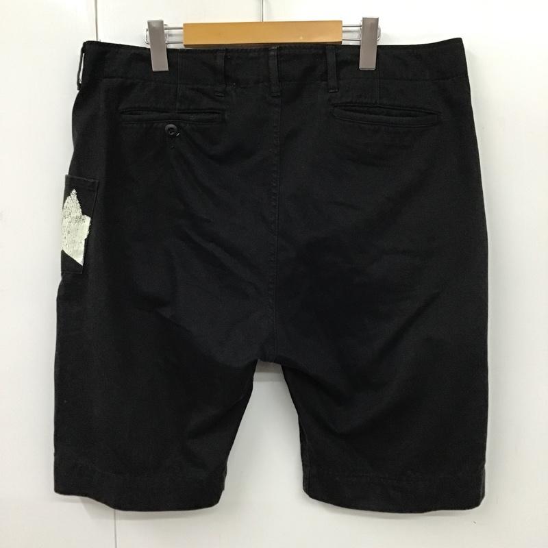 古着 USED パンツ ショートパンツ ハーフパンツ ショートパンツ ヴィンテージパンツ XL 無地 黒 / ブラック / メンズ USED 古着 中古 10094240