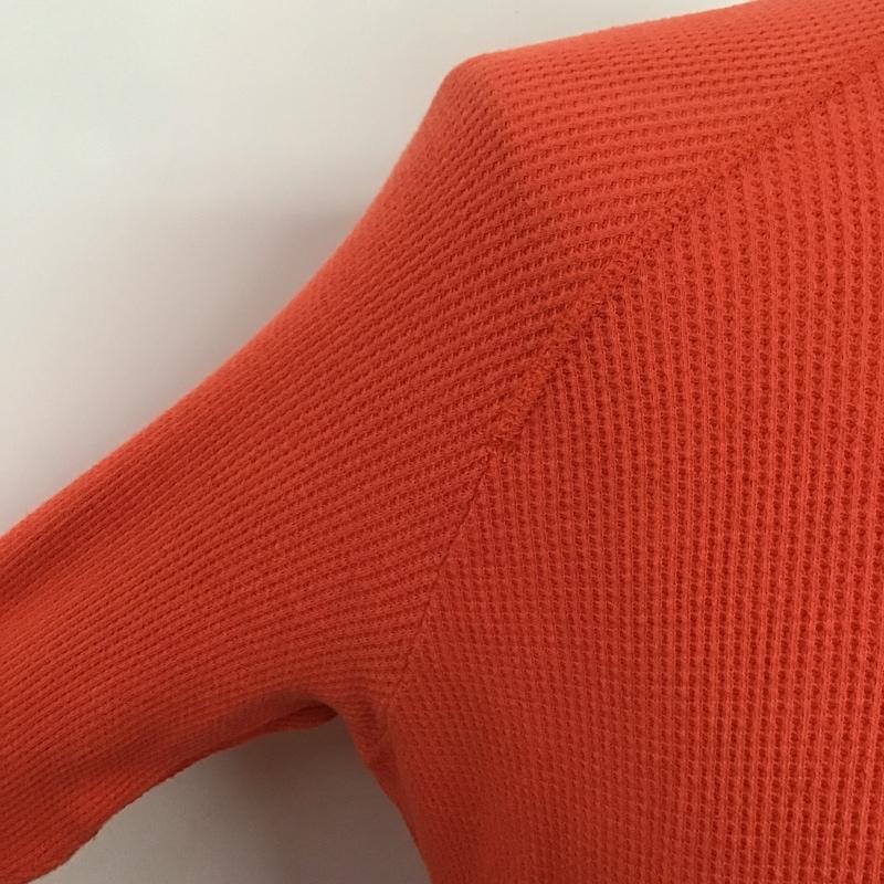 ダブルタップス W)TAPS カットソー 長袖 長袖カットソー ワッフル ラグラン M 無地 赤 / レッド / メンズ USED 古着 中古 10094244