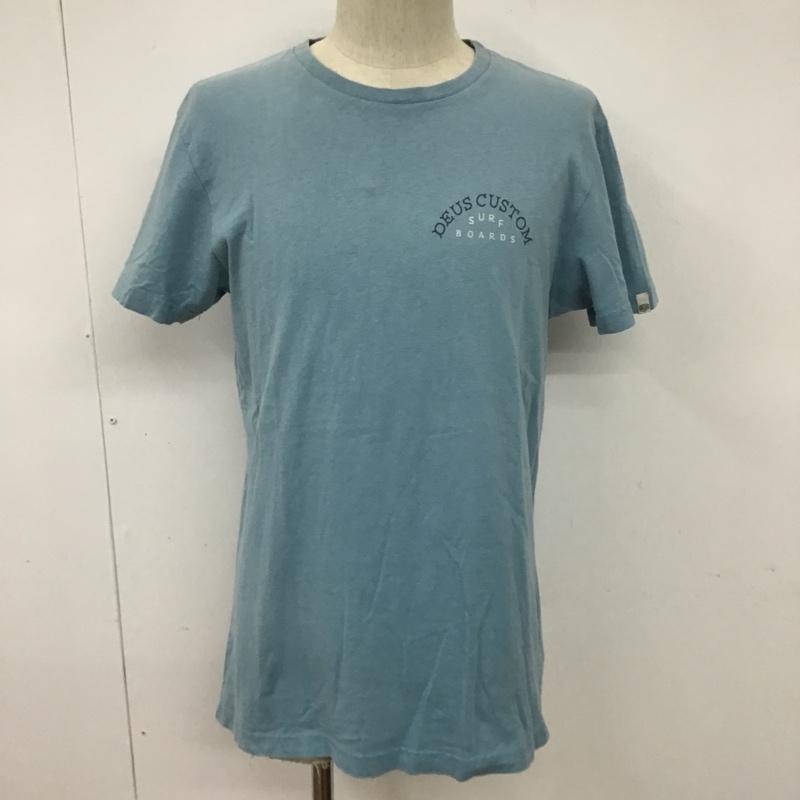 デウスエクスマキナ DEUS EX MACHINA Tシャツ 半袖 半袖カットソー プリントTシャツ クルーネックシャツ M プリント 青 / ブルー / メンズ USED 古着 中古 10094249