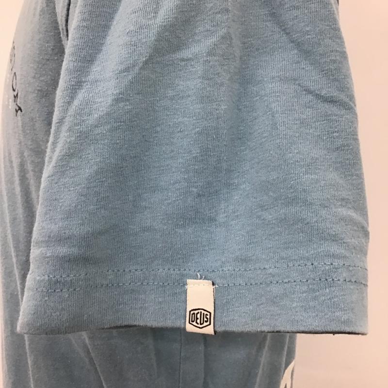 デウスエクスマキナ DEUS EX MACHINA Tシャツ 半袖 半袖カットソー プリントTシャツ クルーネックシャツ M プリント 青 / ブルー / メンズ USED 古着 中古 10094249