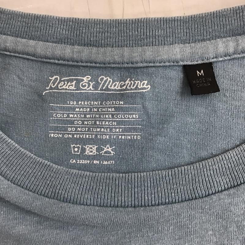 デウスエクスマキナ DEUS EX MACHINA Tシャツ 半袖 半袖カットソー プリントTシャツ クルーネックシャツ M プリント 青 / ブルー / メンズ USED 古着 中古 10094249