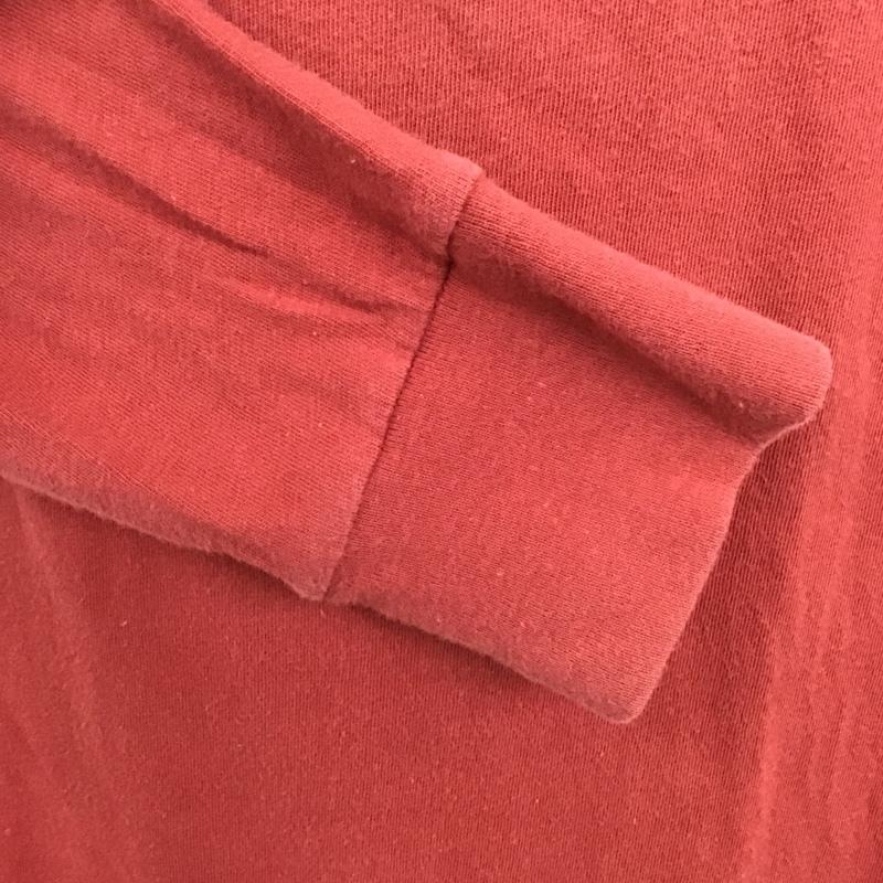 ポロラルフローレン POLO RALPH LAUREN Tシャツ 半袖 長袖カットソー Vネックカットソー M 無地 X ワンポイント 赤 / レッド / メンズ USED 古着 中古 10094267