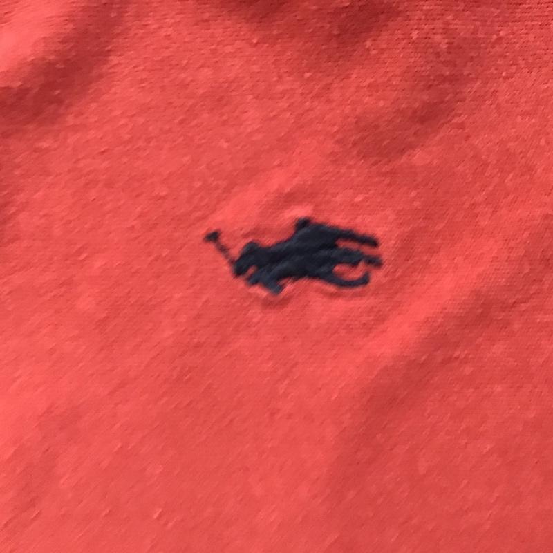 ポロラルフローレン POLO RALPH LAUREN Tシャツ 半袖 長袖カットソー Vネックカットソー M 無地 X ワンポイント 赤 / レッド / メンズ USED 古着 中古 10094267