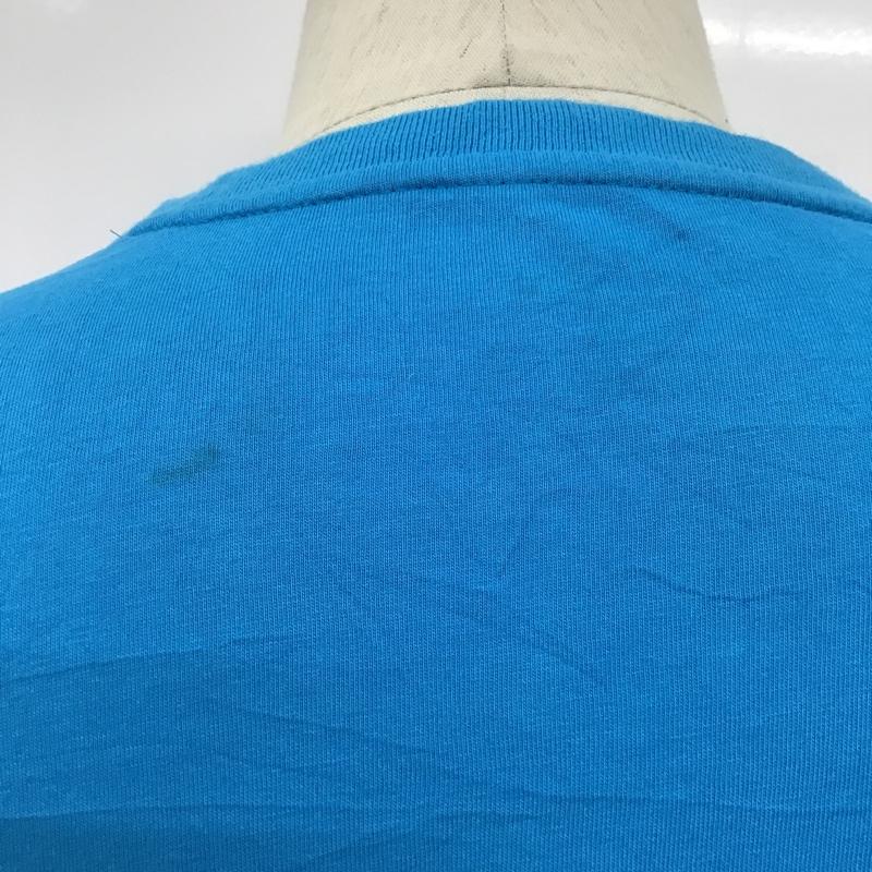 ポロラルフローレン POLO RALPH LAUREN Tシャツ 半袖 半袖カットソー 半袖Tシャツ 無地Tシャツ L 無地 X ワンポイント 青 / ブルー / メンズ USED 古着 中古 10094274