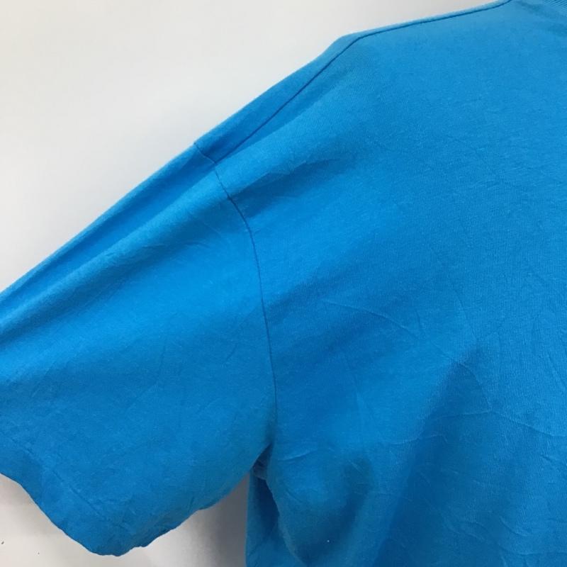 ポロラルフローレン POLO RALPH LAUREN Tシャツ 半袖 半袖カットソー 半袖Tシャツ 無地Tシャツ L 無地 X ワンポイント 青 / ブルー / メンズ USED 古着 中古 10094274