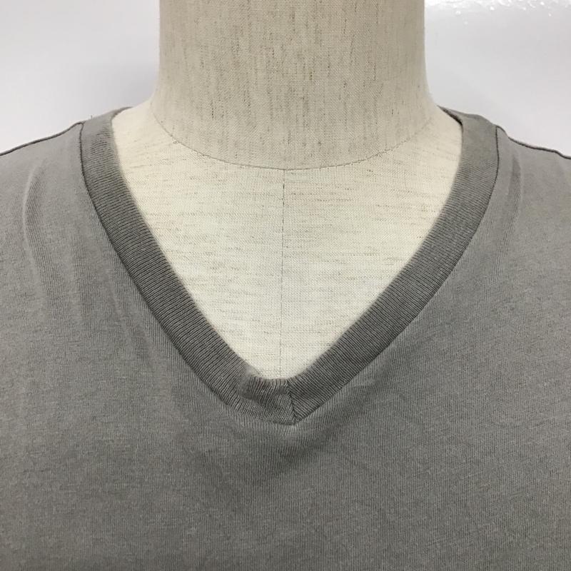 ポロラルフローレン POLO RALPH LAUREN Tシャツ 半袖 Vネックカットソー 半袖カットソー Tシャツ 無地 M ロゴ、文字 X ワンポイント X 無地 灰 / グレー / メンズ USED 古着 中古 10094288