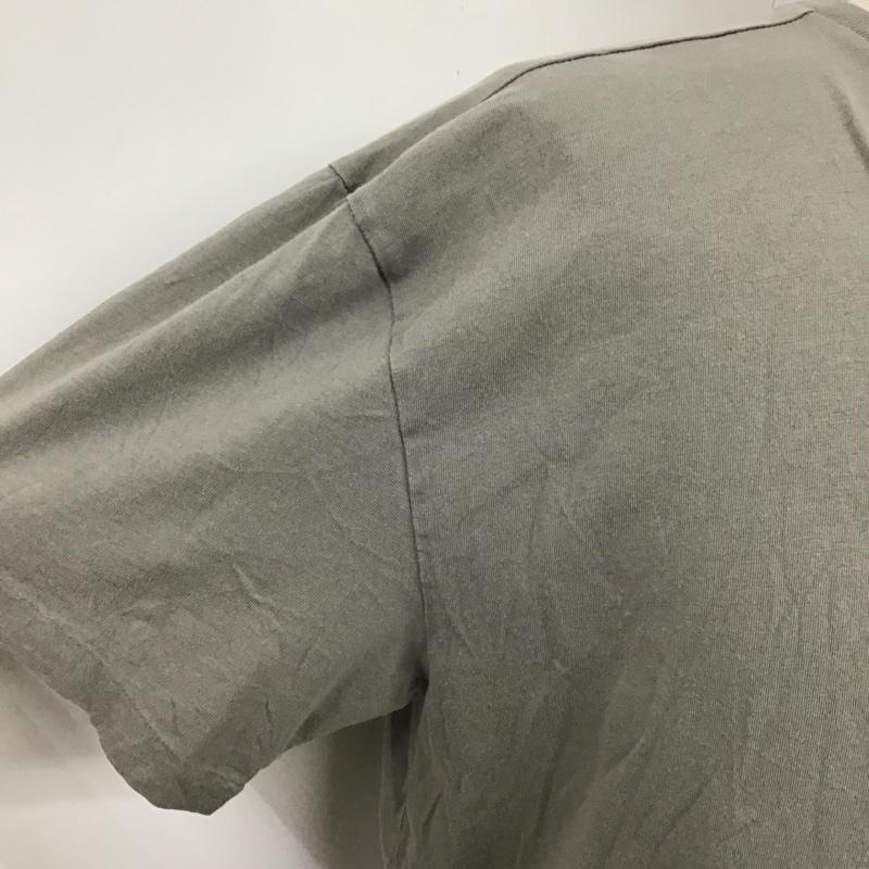 ポロラルフローレン POLO RALPH LAUREN Tシャツ 半袖 Vネックカットソー 半袖カットソー Tシャツ 無地 M ロゴ、文字 X ワンポイント X 無地 灰 / グレー / メンズ USED 古着 中古 10094288