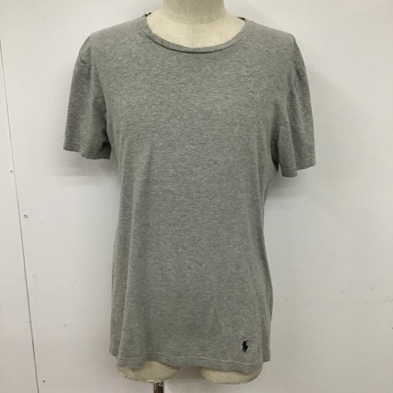 ポロラルフローレン POLO RALPH LAUREN Tシャツ 半袖 半袖カットソー 半袖Tシャツ 無地Tシャツ M 無地 灰 / グレー / メンズ USED 古着 中古 10094290
