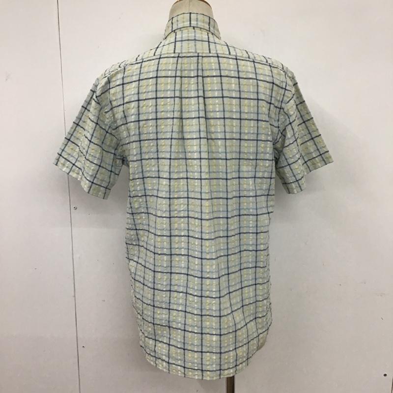 チャップス CHAPS シャツ、ブラウス 半袖 チェックシャツ 半袖シャツ ボタンダウンシャツ M チェック マルチカラー / マルチカラー / メンズ USED 古着 中古 10094292
