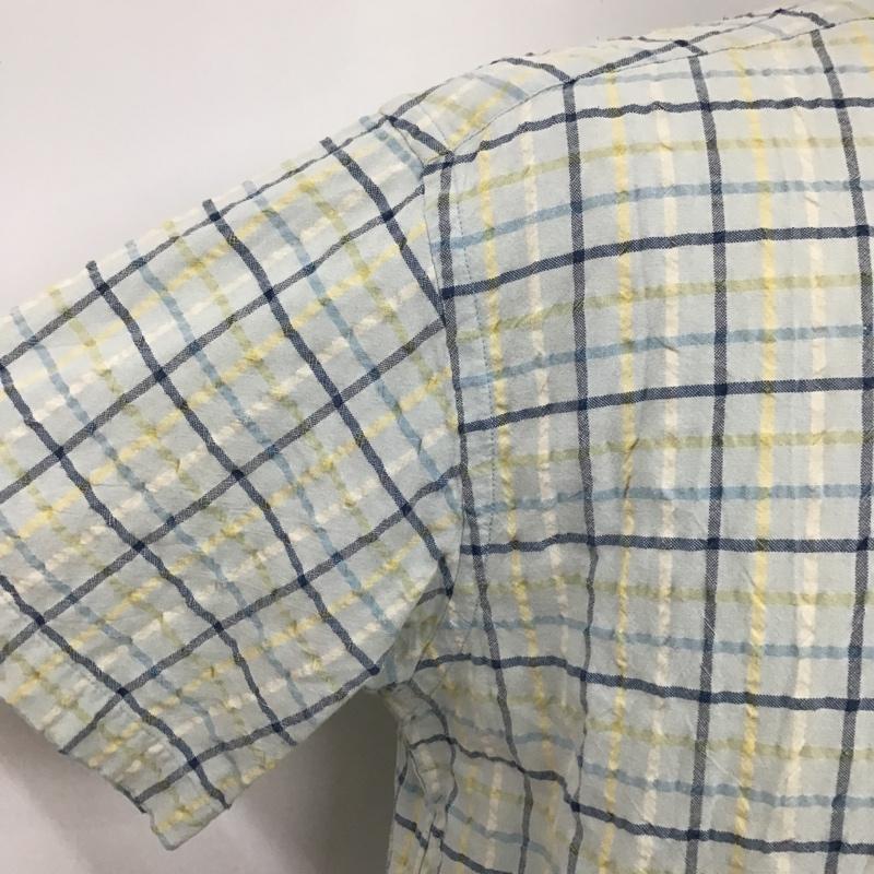 チャップス CHAPS シャツ、ブラウス 半袖 チェックシャツ 半袖シャツ ボタンダウンシャツ M チェック マルチカラー / マルチカラー / メンズ USED 古着 中古 10094292