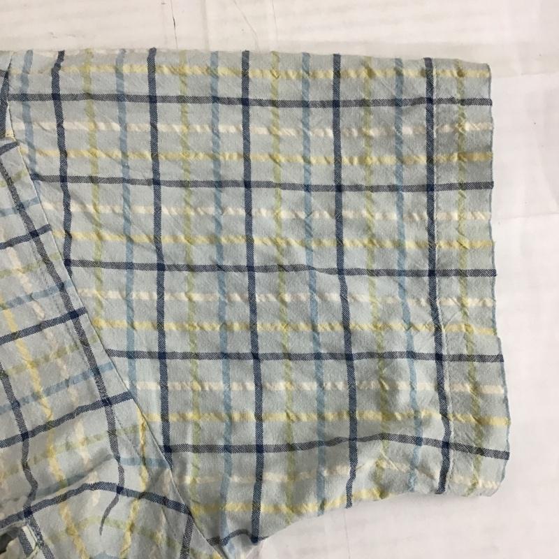 チャップス CHAPS シャツ、ブラウス 半袖 チェックシャツ 半袖シャツ ボタンダウンシャツ M チェック マルチカラー / マルチカラー / メンズ USED 古着 中古 10094292