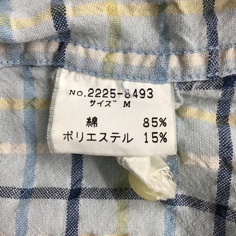 チャップス CHAPS シャツ、ブラウス 半袖 チェックシャツ 半袖シャツ ボタンダウンシャツ M チェック マルチカラー / マルチカラー / メンズ USED 古着 中古 10094292