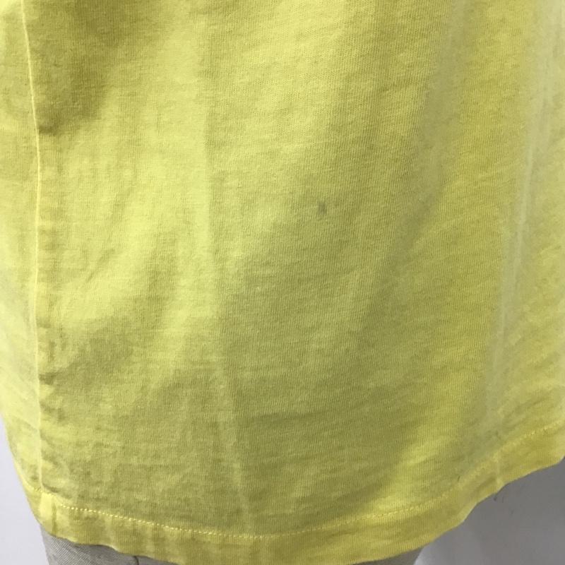 ポロバイラルフローレン Polo by RALPH LAUREN Tシャツ 半袖 半袖カットソー 半袖Tシャツ 無地Tシャツ L 無地 黄 / イエロー / メンズ USED 古着 中古 10094294