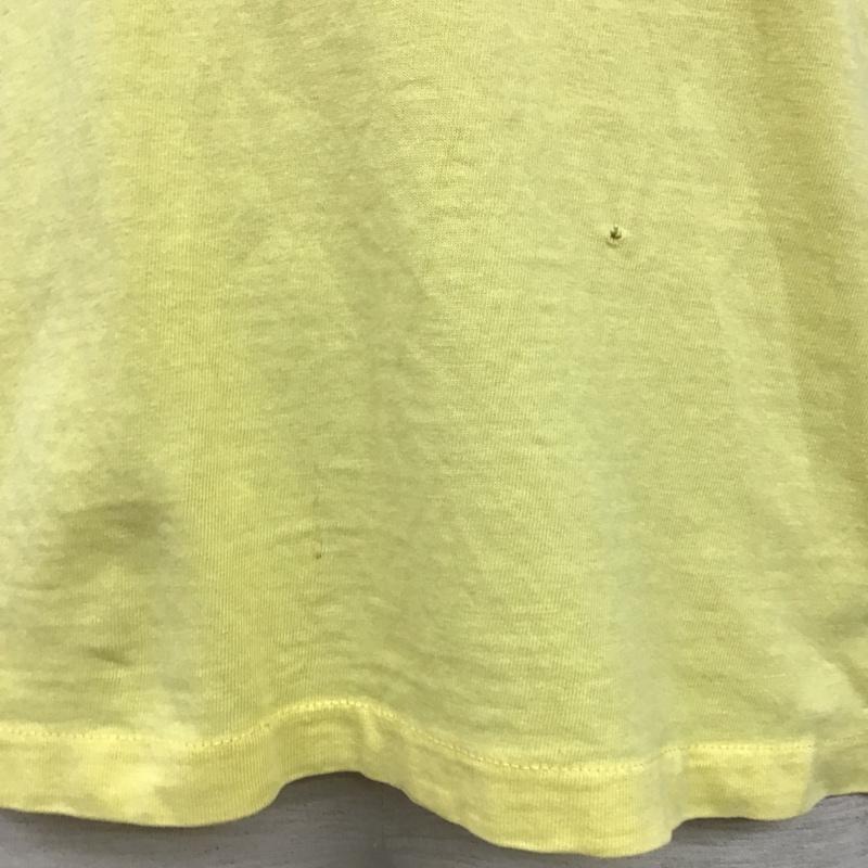 ポロバイラルフローレン Polo by RALPH LAUREN Tシャツ 半袖 半袖カットソー 半袖Tシャツ 無地Tシャツ L 無地 黄 / イエロー / メンズ USED 古着 中古 10094294