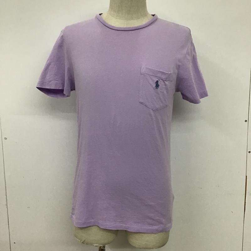 ポロラルフローレン POLO RALPH LAUREN Tシャツ 半袖 半袖カットソー Tシャツ 無地Tシャツ クルーネックシャツ S 無地 紫 / パープル / メンズ USED 古着 中古 10094295