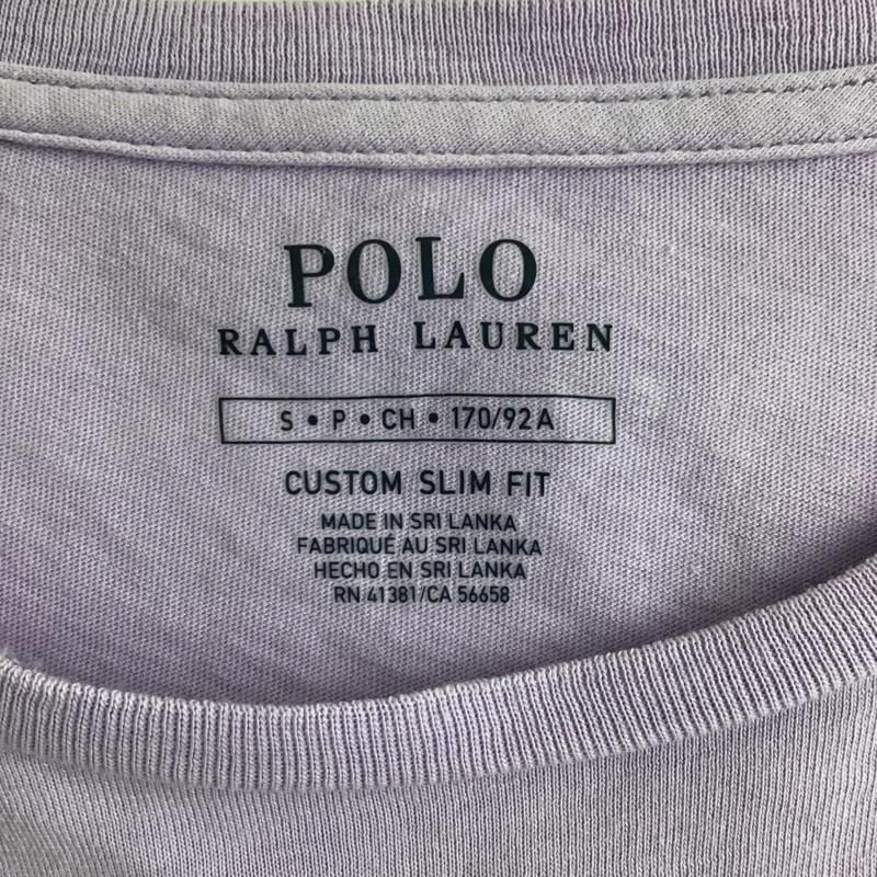 ポロラルフローレン POLO RALPH LAUREN Tシャツ 半袖 半袖カットソー Tシャツ 無地Tシャツ クルーネックシャツ S 無地 紫 / パープル / メンズ USED 古着 中古 10094295