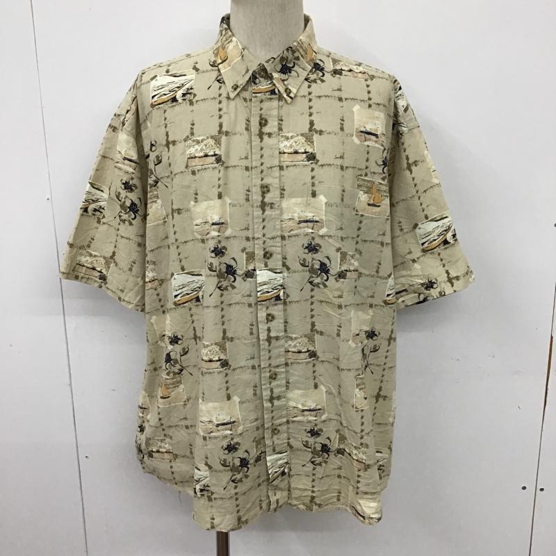 古着 USED シャツ、ブラウス 半袖 ヴィンテージシャツ 半袖シャツ 半袖カットソー 総柄シャツ アロハシャツ XL 総柄 マルチカラー / マルチカラー / メンズ USED 古着 中古 10094297