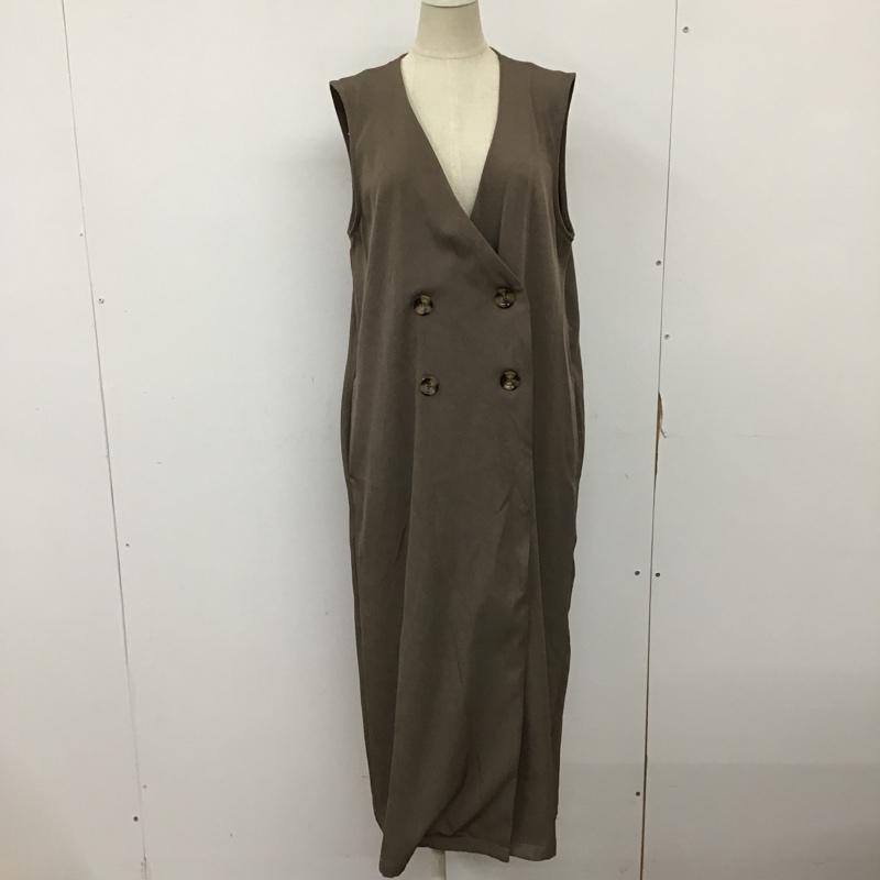 古着 USED ベスト ベスト helm ロングベスト L 無地 マルチカラー / マルチカラー / レディース USED 古着 中古 10094307