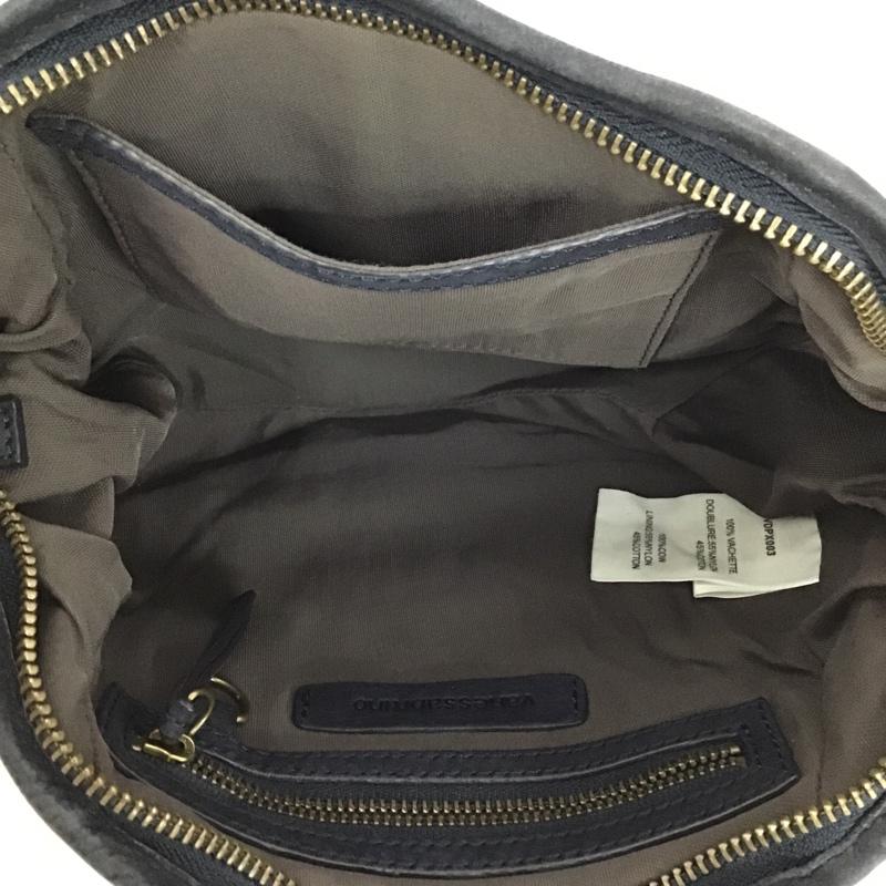ヴァネッサブリューノ vanessabruno ショルダーバッグ ショルダーバッグ レザー 無地 紺 / ネイビー / レディース USED 古着 中古 10094329