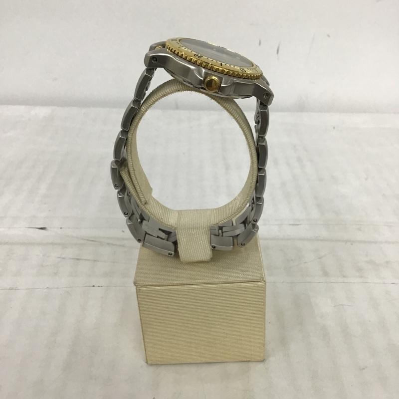 古着 USED 腕時計 アナログ(クォーツ式) ELVENCE SWISS ケース ロゴ、文字 銀 / シルバー / X 金 / ゴールド / メンズ USED 古着 中古 10094338