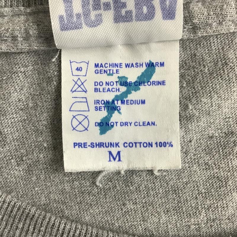 古着 USED Tシャツ 半袖 クルーネック プリント M ロゴ、文字 灰 / グレー /  メンズ USED 古着 中古 10094348
