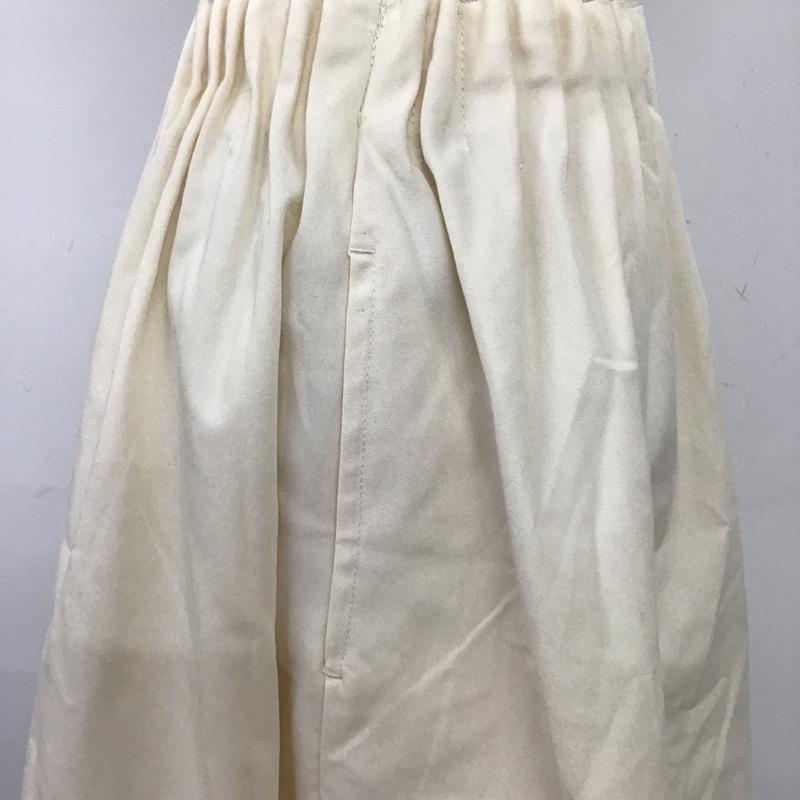 アクシーズファム axes femme スカート ひざ丈スカート TS271X42 ギャザー レース M レース柄 アイボリー / アイボリー / レディース USED 古着 中古 10094386