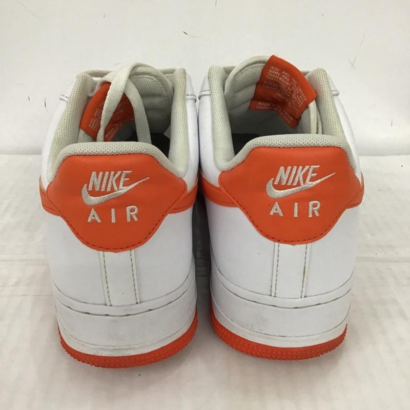 ナイキ NIKE スニーカー スニーカー DC2911-101 AIR FORCE1 07 29cm 29.0cm ロゴ、文字 白 / ホワイト / X 橙 / オレンジ / メンズ USED 古着 中古 10094403