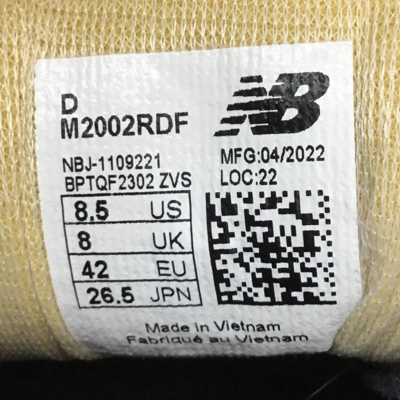 ニューバランス New Balance スニーカー スニーカー M2002RDF 26.5cm ロゴ、文字 紺 / ネイビー / メンズ USED 古着 中古 10094431