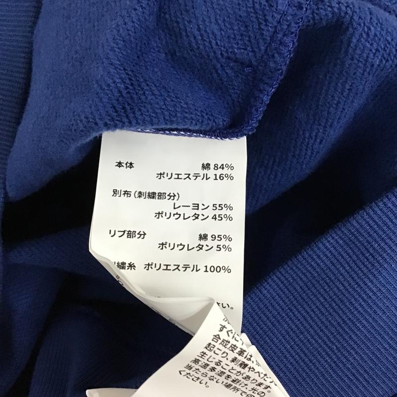 サプライヤー SUPPLIER パーカー 長袖 プルオーバー ロゴ タグ付き M 総柄 青 / ブルー / メンズ USED 古着 中古 10094451