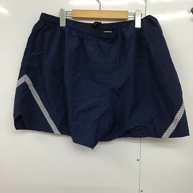 ユーエスエアフォース U.S.AIRFORCE パンツ ショートパンツ 8415-01-518-4761 トレーニングパンツ ロゴ XXL プリント 紺 / ネイビー / メンズ USED 古着 中古 10094486