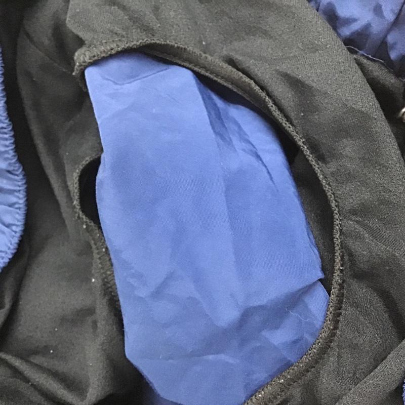 ユーエスエアフォース U.S.AIRFORCE パンツ ショートパンツ 8415-01-518-4761 トレーニングパンツ ロゴ XXL プリント 紺 / ネイビー / メンズ USED 古着 中古 10094486