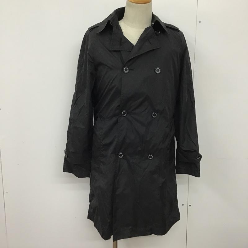 トラディショナルウェザーウェア Traditional Weatherwear コート トレンチコート 072HF-7806 ナイロン ライナー付き 36 無地 黒 / ブラック / メンズ USED 古着 中古 10094516
