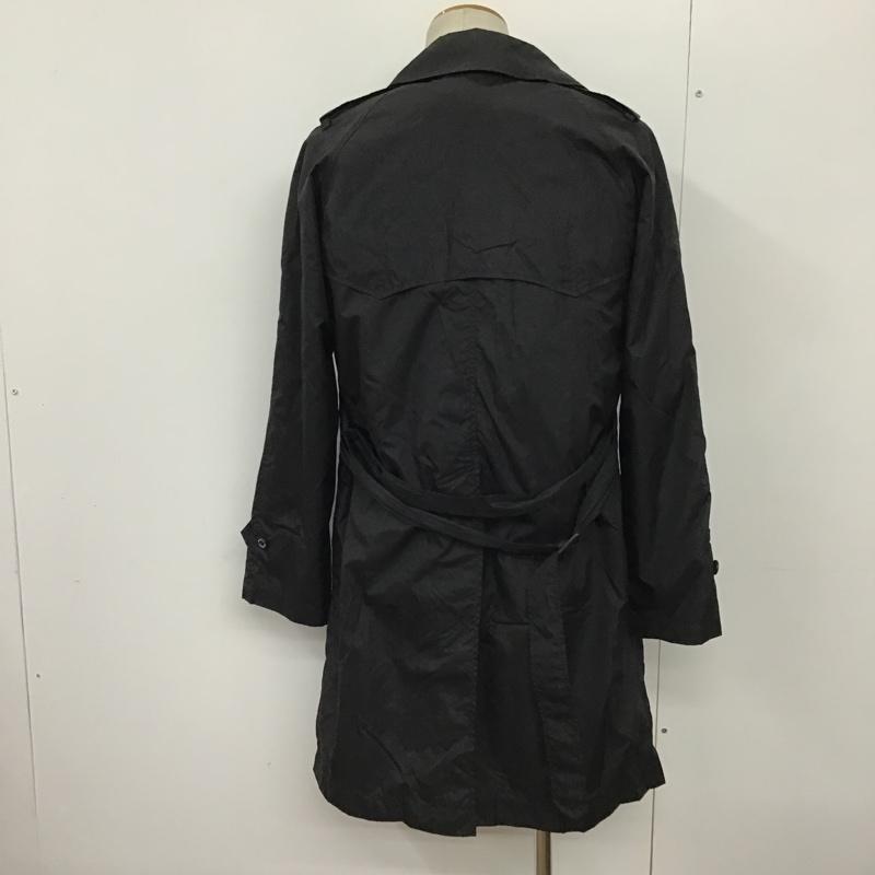 トラディショナルウェザーウェア Traditional Weatherwear コート トレンチコート 072HF-7806 ナイロン ライナー付き 36 無地 黒 / ブラック / メンズ USED 古着 中古 10094516