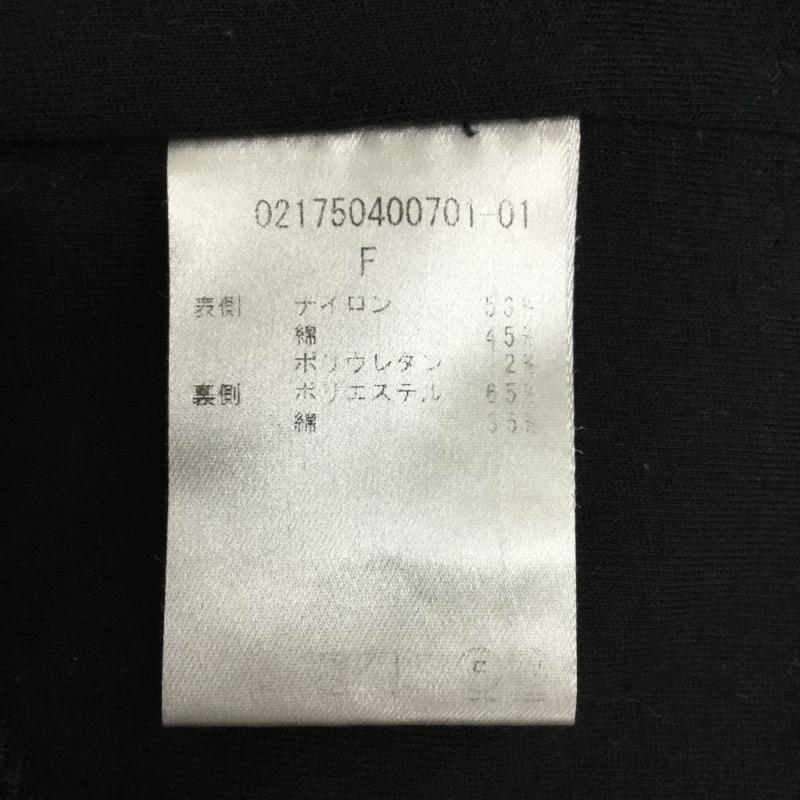 ダズリン dazzlin カットソー 半袖 021750400701-01 レース バックボタン FREE レース柄 黒 / ブラック /  レディース USED 古着 中古 10094532