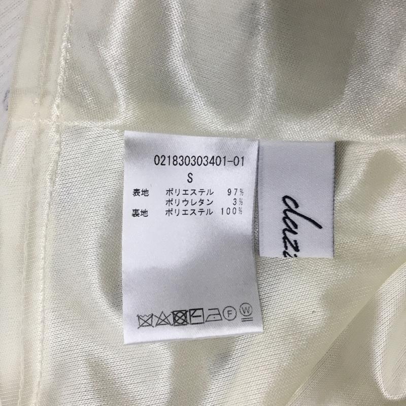 ダズリン dazzlin ワンピース ひざ丈スカート 021830303401-01 ヴィンテージライクワンピース S ドット アイボリー / アイボリー / X 黒 / ブラック / レディース USED 古着 中古 10094534
