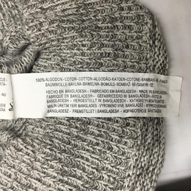ザラニット ZARA KNIT カーディガン 長袖 6873 004 809 Vネック L 無地 灰 / グレー / レディース USED 古着 中古 10094538