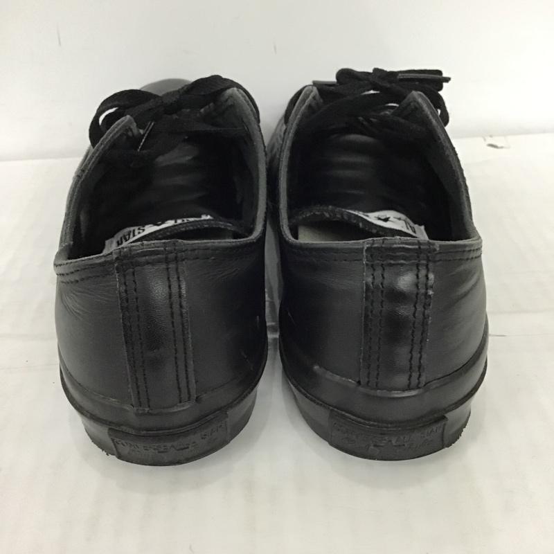 コンバース CONVERSE スニーカー スニーカー 1C049 レザー 26cm 26.0cm ロゴ、文字 黒 / ブラック / メンズ USED 古着 中古 10094560