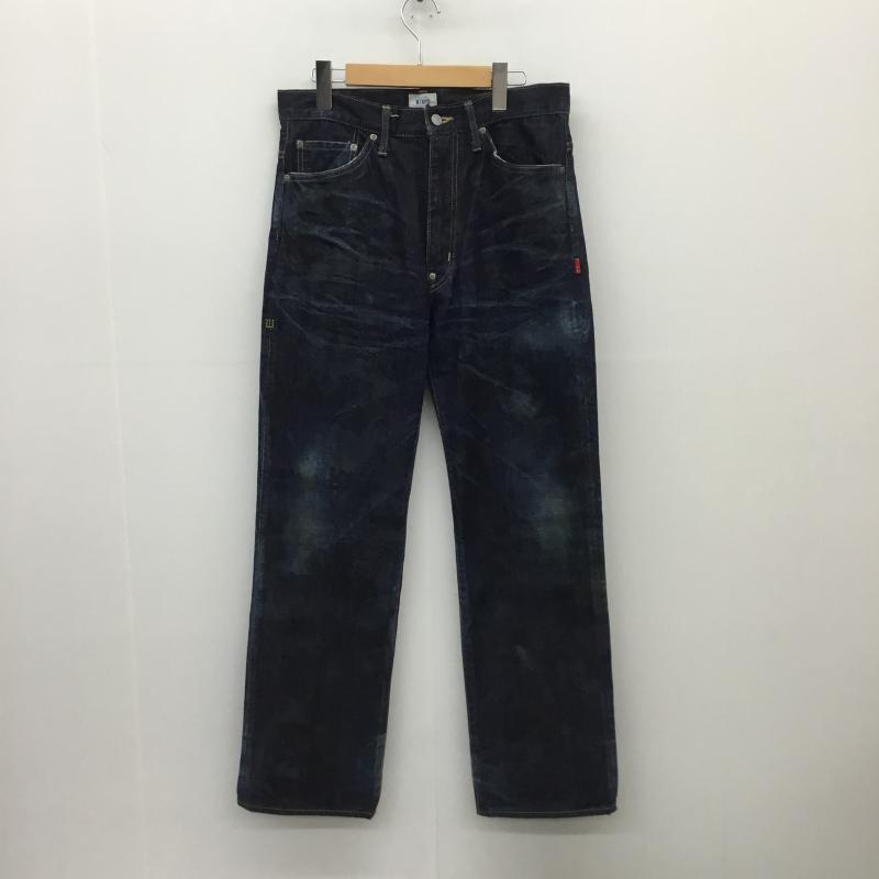 ダブルタップス WTAPS パンツ デニム、ジーンズ ダメージ加工 デニム S インディゴ / インディゴ / メンズ USED 古着 中古 10094699