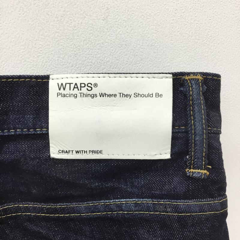 ダブルタップス WTAPS パンツ デニム、ジーンズ ダメージ加工 デニム S インディゴ / インディゴ / メンズ USED 古着 中古 10094699