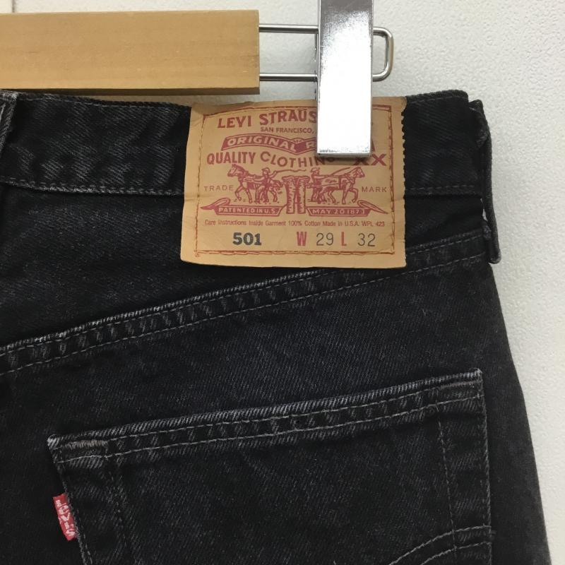 リーバイス Levi's パンツ デニム、ジーンズ 90s USA製 501 ブラック 後染め 29インチ 黒 / ブラック / メンズ USED 古着 中古 10094701