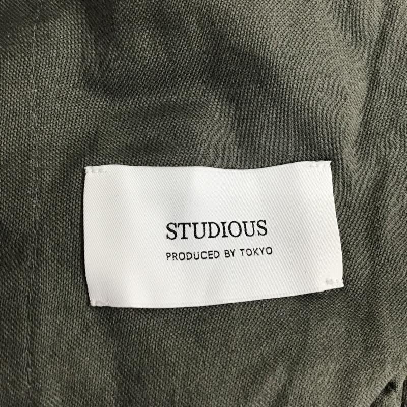 ステュディオス STUDIOUS パンツ スラックス 108241006 タック入り 2 チェック 灰 / グレー / X 白 / ホワイト / X 黒 / ブラック / X 水色 / ライトブルー / メンズ USED 古着 中古 10094732