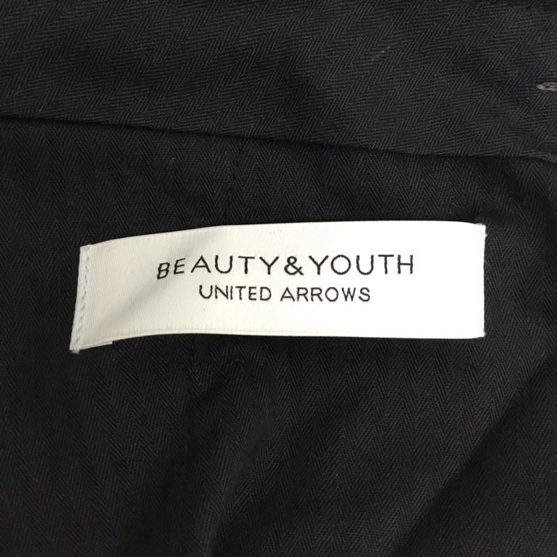 ビューティアンドユースユナイテッドアローズ BEAUTY&YOUTH UNITED ARROWS パンツ スラックス 1214-155-7081 ストレッチノープリーツアンクルパンツ センタータックパンツ M 無地 灰 / グレー / メンズ USED 古着 中古 10094747