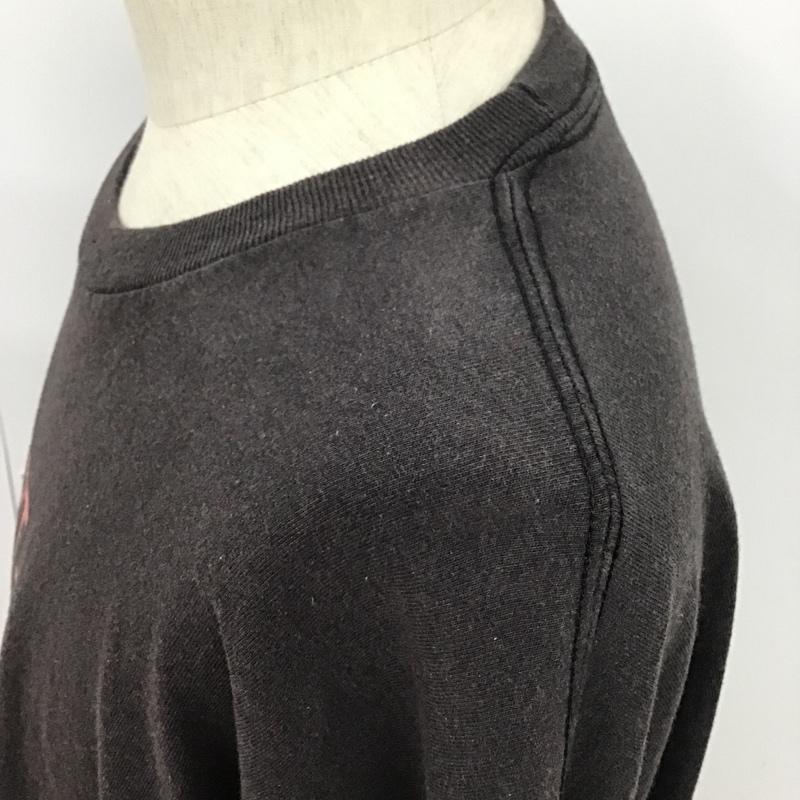 デプト DEPT カットソー 長袖 長袖カットソー オーバーサイズカットソー プリントTシャツ XXL プリント 黒 / ブラック / メンズ USED 古着 中古 10094749