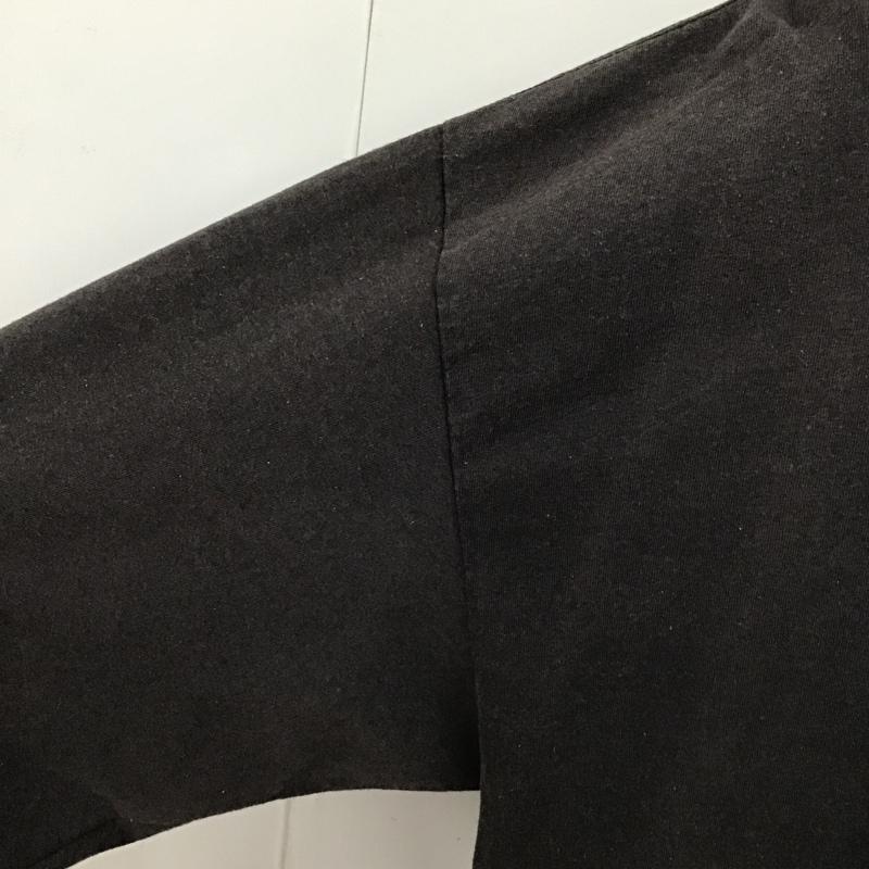 デプト DEPT カットソー 長袖 長袖カットソー オーバーサイズカットソー プリントTシャツ XXL プリント 黒 / ブラック / メンズ USED 古着 中古 10094749