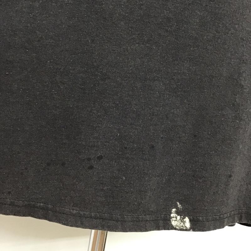 デプト DEPT カットソー 長袖 長袖カットソー オーバーサイズカットソー プリントTシャツ XXL プリント 黒 / ブラック / メンズ USED 古着 中古 10094749
