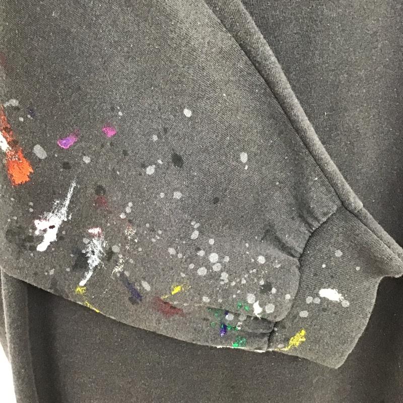 デプト DEPT カットソー 長袖 長袖カットソー オーバーサイズカットソー プリントTシャツ XXL プリント 黒 / ブラック / メンズ USED 古着 中古 10094749