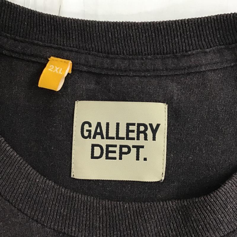 デプト DEPT カットソー 長袖 長袖カットソー オーバーサイズカットソー プリントTシャツ XXL プリント 黒 / ブラック / メンズ USED 古着 中古 10094749