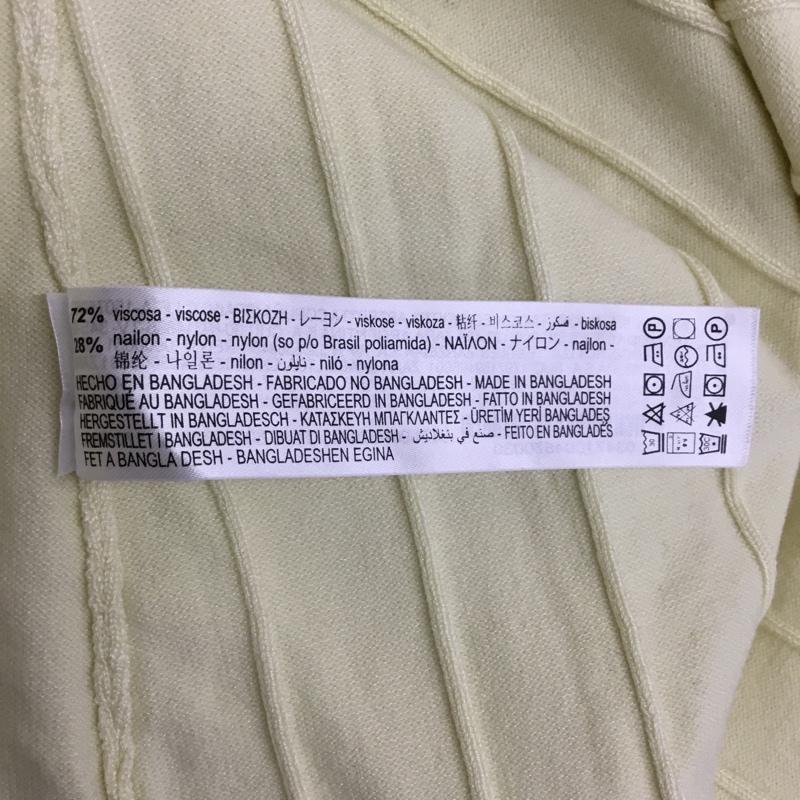 ザラ ZARA ワンピース ロングスカート 3471 004 570 リブ M 無地 黄 / イエロー / レディース USED 古着 中古 10094781
