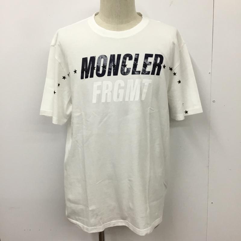 モンクレール MONCLER Tシャツ 半袖 G209U8C000038392B 半袖カットソー プリントTシャツ M プリント 白 / ホワイト / メンズ USED 古着 中古 10094789